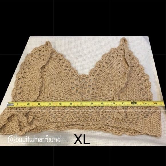 Knit Crochet Halter Crop Top or Crochet Halter Bikini Top Multiple Colors/Sizes - Picture 8 of 8